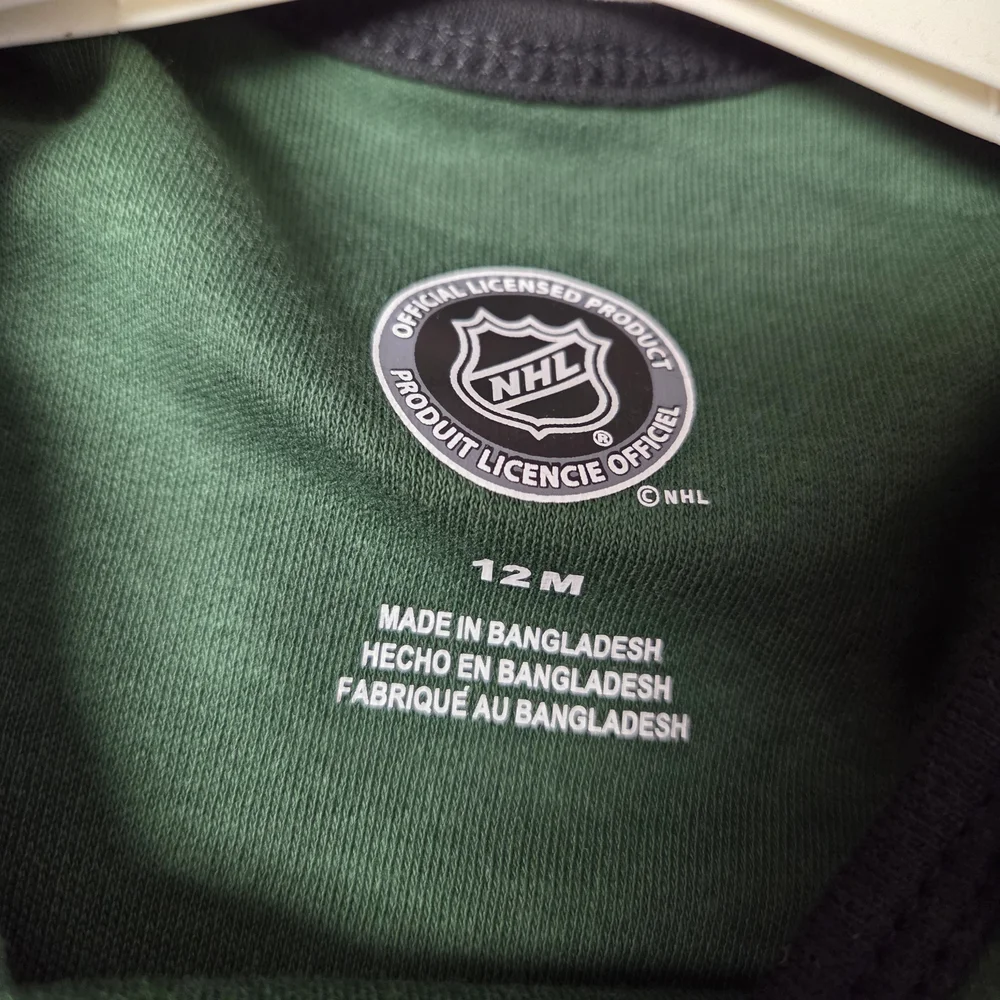 NHL 12 Months Minnesota Wild 3 Pack Onesies‎